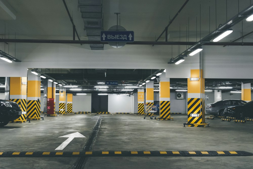 Underground smart parking garage levels